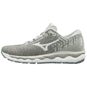 Mizuno Wave Sky Waveknit 3 Womens Running Shoes Canada - Grey